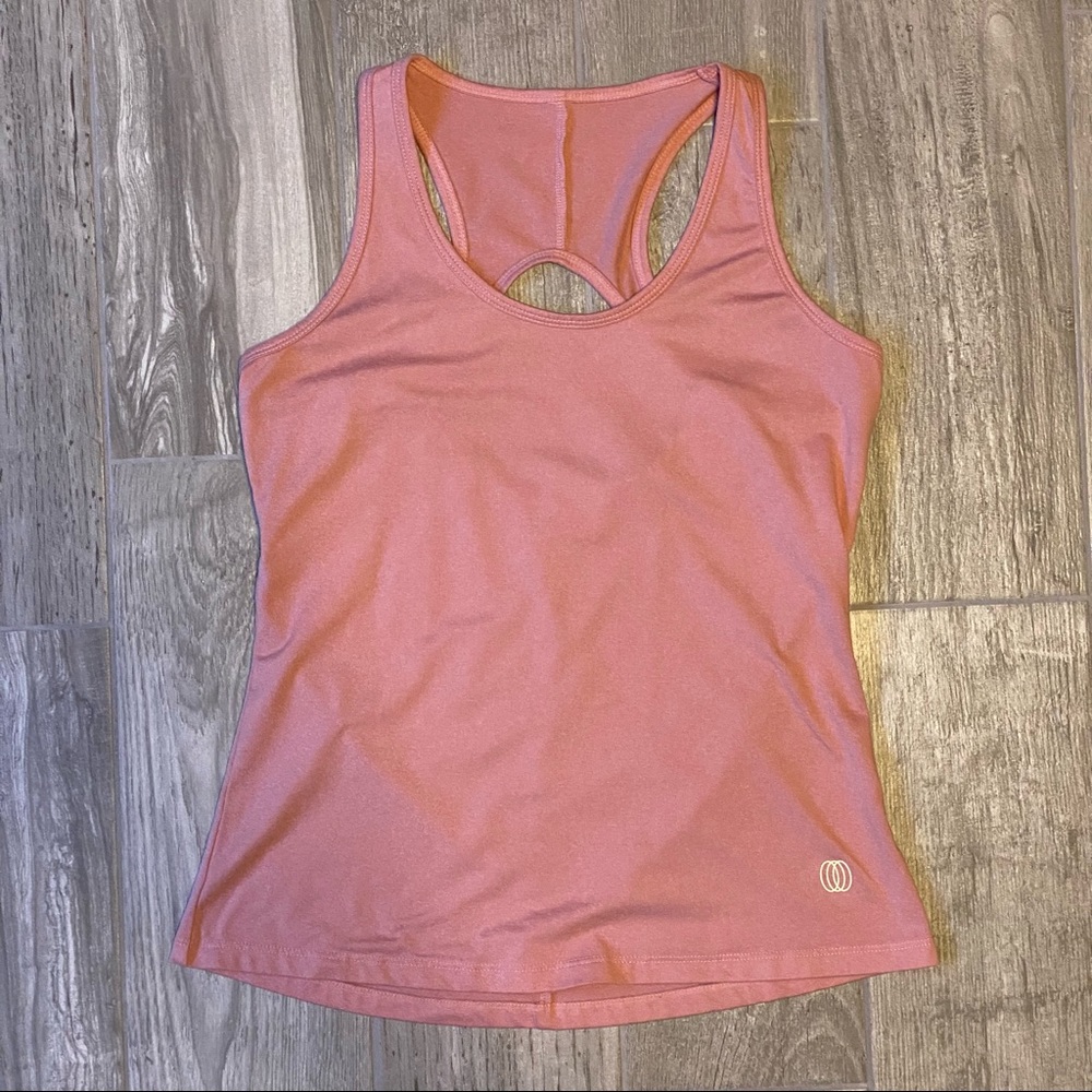 Dusty rose pink sport top